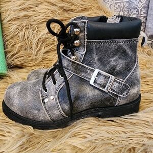 Ride Tecs Stonewashed Work Boot , Motorcycle , Riding Boot Sz 8 Men W 9.5 To 10